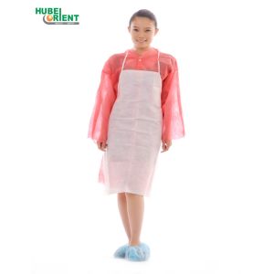 70x80cm Polypropylene Disposable Apron Without Sleeves