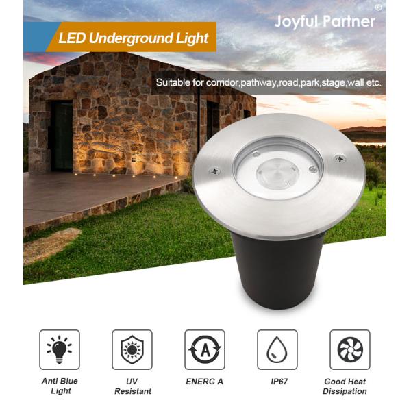 6W Outdoor LED Underground Light IP67 12V DC Low Voltage Inground Light