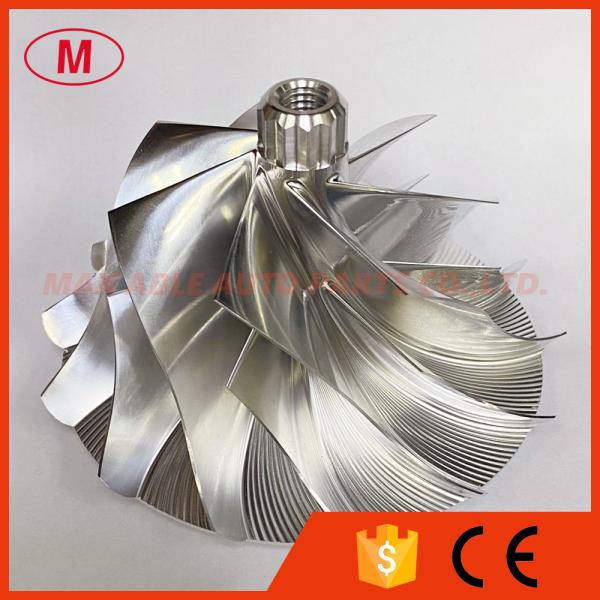 S400 76.00/107.00mm 7+7 blades turbo milling/Aluminum 2618/billet compressor wheel