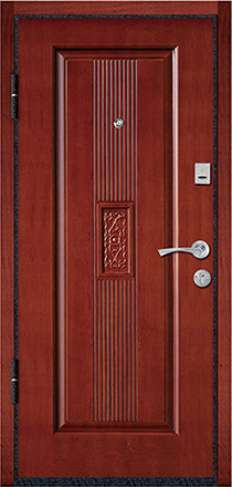 Buy Italy steel wood security armored door at wholesale prices