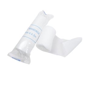 China Natural Absorbent Sterile Bleached Tabby PBT Bandage on sale