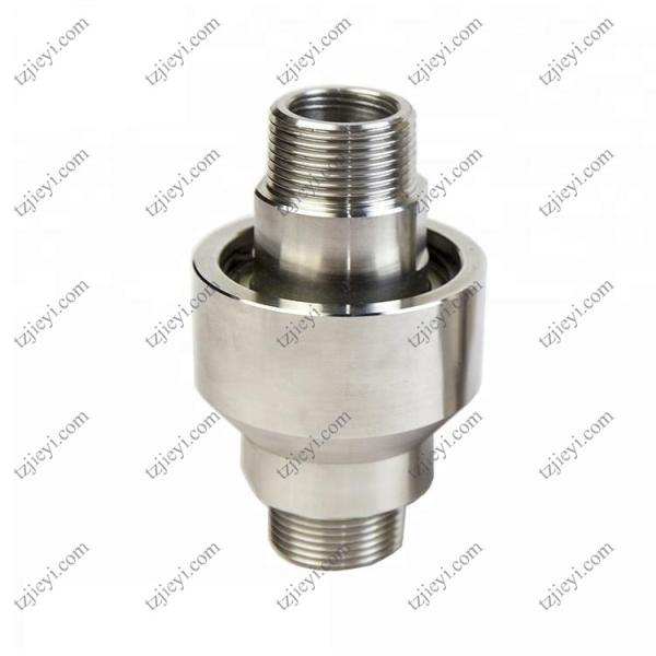 Stainless steel high pressure swivel joint for hydraulic oil and water BSP threaded connection