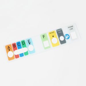 Custom Indoor Graphic Overlay Membrane Switch With UV Printing