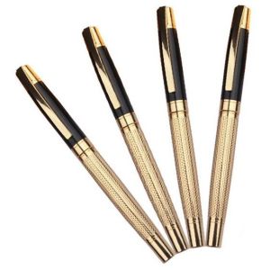 Quality Best sale rose gold roller ball pen metal ball pen with custom logo for business gift for sale