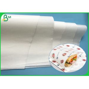 Eco - Friendly 36 - 50gsm Greaseproof Paper For Sheets To Wrap Food