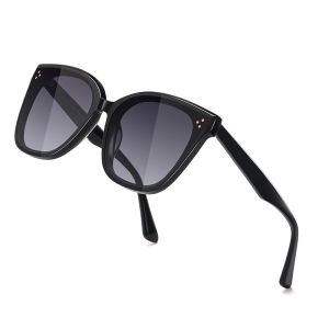 Simple Custom Square Acetate Sunglasses High Polymer Memory