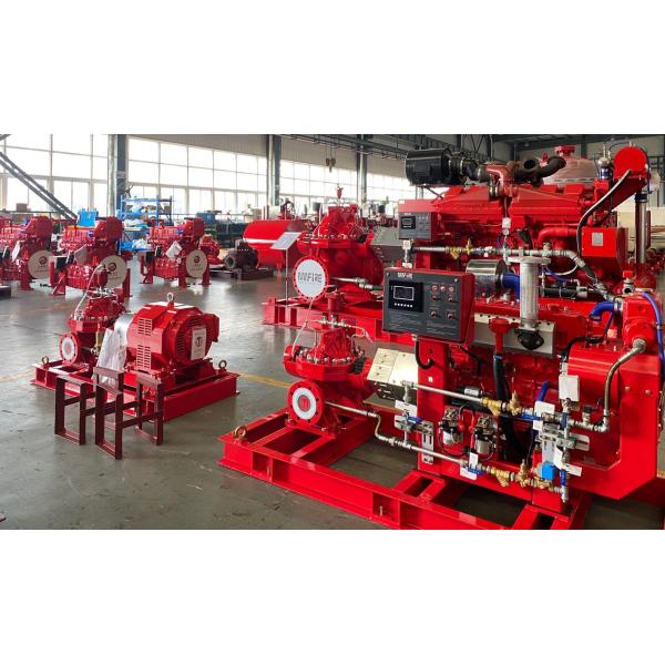 750GPM 196PSI UL Split Case Centrifugal Pump For Fire Fighting horizontal split case pump