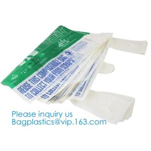 Plastarch Bio Eco Biodegradable Compost Plastic Drawstring Garbage Bags,