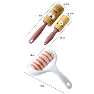 Plastic Handle Cloth Cleaning Disposible Lint Roller