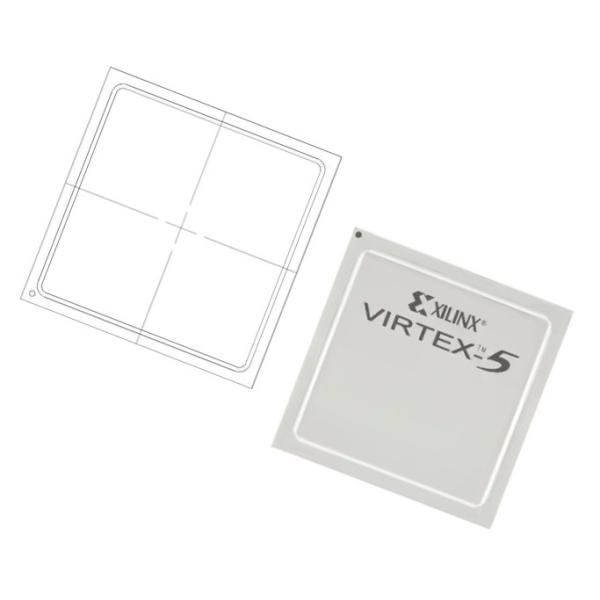 Buy XC5VLX330-1FF1760I 550MHz 1200 I/O IC FPGA at wholesale prices