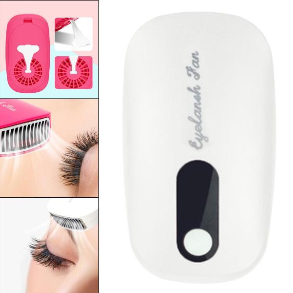 Handheld Usb Rechargeable Eyelash Dryer Fan for Fast Drying of Eyelash Extension Glue