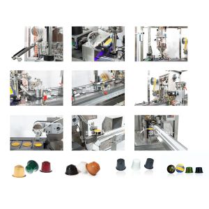 Single Lane 0.8MPa K Cup Filling And Sealing Machine