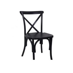 Quality Resin Plastic China Dining Crossback Chair for sale