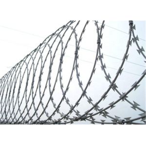 Stainless Steel Hot Dipped Galvanized Concertina Razor Blade Barbed Wire Mesh