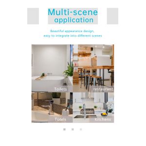 Automatic Touch Free Liquid Soap Dispenser 304 Stainless Metal Body