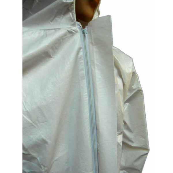 Lightweight Disposable Protective Coveralls , Disposable Coveralls Fire Retardant