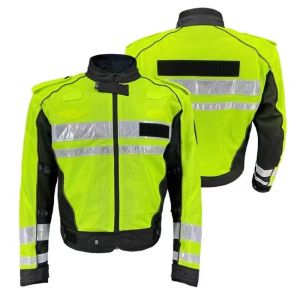 Led Reflective Vest Police Men Motorcycle Reflective Bike Jacket Motorcycle