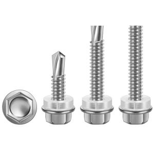 M5 M6 Stainless steel Self Tapping metal Screws SUS304 SUS316 A2-70 A4 Hexagon