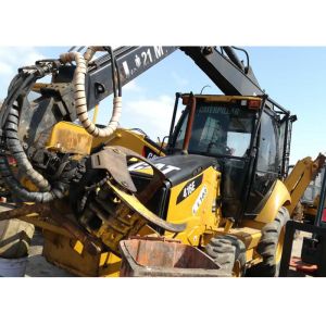 Small Used Backhoe Loader , Second Hand Caterpillar 416e Backhoe Loader