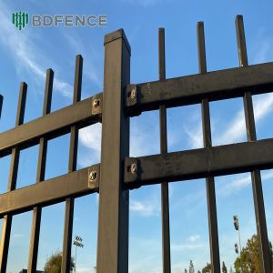 Weatherproof Tubular Steel Fence All-Season