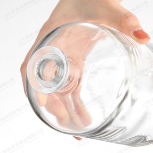 70cl Pink Color Gin Glass Bottle Acceptable Customer's Logo and Healthy Lead