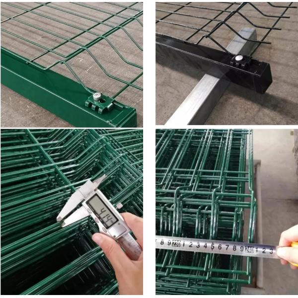 50X200mm Commercial Galvanized PVC Coated Garden Brc Fence Welded Curved Brc Wire Mesh Fence Panel for Farm