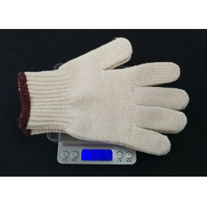 China High Durability Hand Protection Gloves , White Cotton Inspection Gloves Breathable on sale