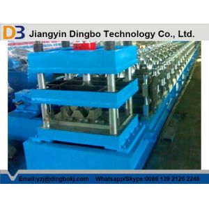 PLC GuardRail Roll Forming Machine With GCR15 Bearing Steel For Highways