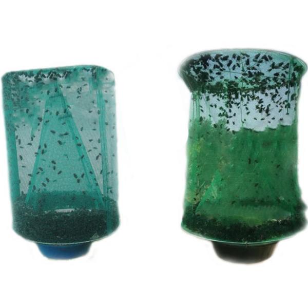 Gardening Hanging Folding Flycatcher Pest Control Cage Reusable Fly Insect Trap Net Catcher Killer Cage Bait Storage Pot
