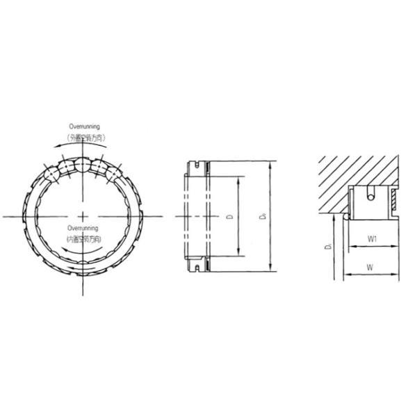 Sprag Motorcycle One Way Clutch Bearing Overrunning Clutch FWD332211PRS