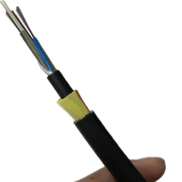 no metal singlejacket double jacket multi cores ADSS Fiber Optic Cable with HDPE