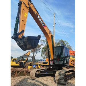 Used SANY SY215C Crawler Excavator 122KW Cummins Engine