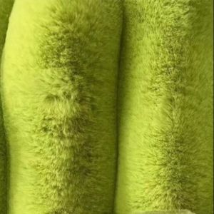 Red Purple Fluffy Polyester Fabric