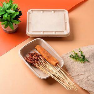 Reusable Molded Pulp Packaging Compostable Printing Customized