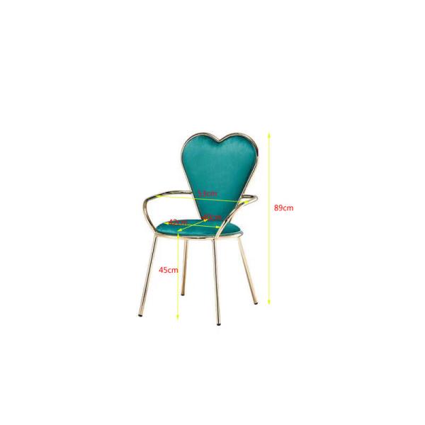 Buy Modern Simple 89cm 40cm Wrought Iron Dining Chair at wholesale prices