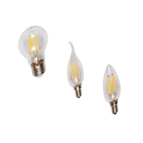 Buy 6W E27 Dimmable LED Tear Drop Shape Filament 2700K-6500K Glass High Efficiency at wholesale prices