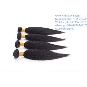 China factory price Hair Weaves For Black Women Brazilian 6a kinky straight hair weaving on sale