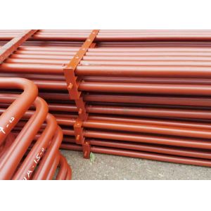 Utility Power Station Recuperative Superheater Coil for fossile fuel boiler