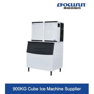 PLC Controlled High Productivity Focusun Cube Ice Machine with Bitzer Compressor