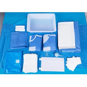 Disposable SMS Sterile Medical Surgical C-Section Pack/Caesarean Section Kit