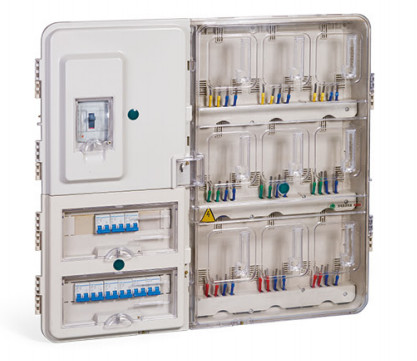 Buy PC ABS Exterior Electric Meter Box Recessed Outside House at wholesale prices