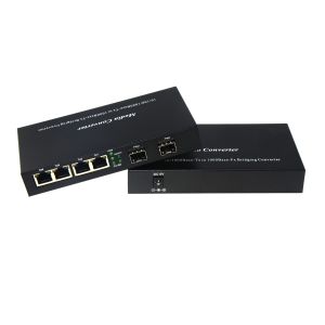 Quality Industrial Fiber Optic To Ethernet Media Converter Gigabit 10 100 1000 Mbps for sale