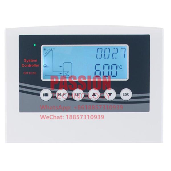 SR1535 Controller For Solar Water Heaters IP43 Waterproof Control System