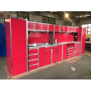 Acceptable OEM ODM Silver Rolling Storage Cabinets for Customizable Garage