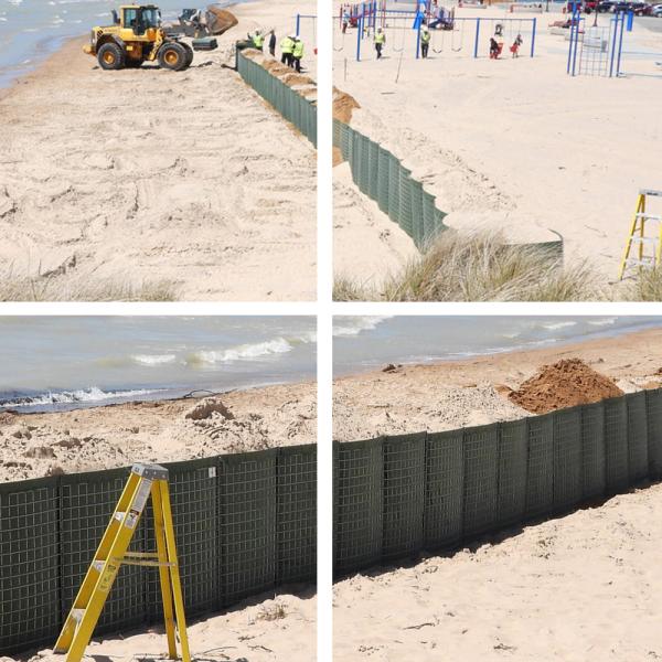 Buy Heavy Duty Galvanized Defense Barrier 2.74m High Mil 19 at wholesale prices