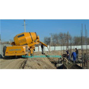 Easy Control Concrete Construction Equipment Concrete Mixer Vehicle With 30%