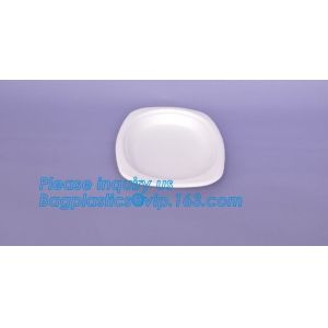 7 inch Pretty Food Grade Eco Biodegradable Tableware Disposable Corn Starch