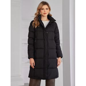 Seasonal Must-Have Cotton Jacket With Hood Zipper Closure