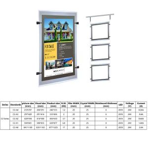 Customized Real Estate Crystal Acrylic Stand Digital Display Screen Advertising