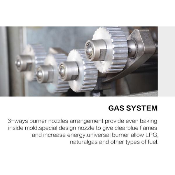 5kg / Hour Wafer Cone Production Line Ice Cream Biscuit Cone Machine